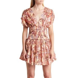 A.L.C. Pink Printed Luna Dress